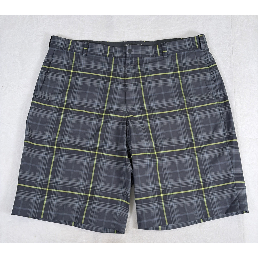 2 pair Nike Golf Mens Shorts Tour Performance Dri Fit 40 Plaid FS Bnfts Charity - Picture 10 of 16